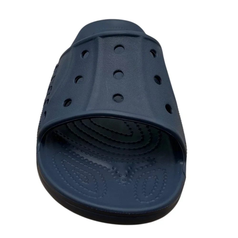 Crocs Baya‎ Men's Slide Sandals Size 10 Navy Blue Lightweight Water Friendly
